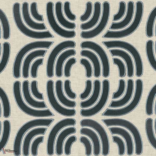 Ares behang-Casamance-Anthracite Craie-Meter (M1)-Selected Wallpapers-Interiors