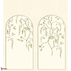 Arezzo behang-Casamance-Ivoire/Kaki - Arches-Set-Selected Wallpapers-Interiors