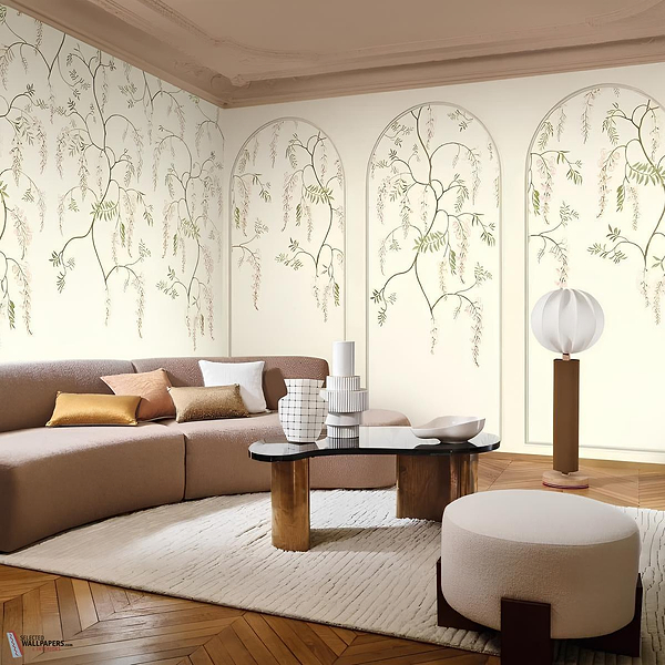 Arezzo behang-Casamance-Selected Wallpapers-Interiors