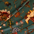 Artemis stof-House of Hackney-fabric-Petrol-Velours-Selected-Wallpapers-Interiors