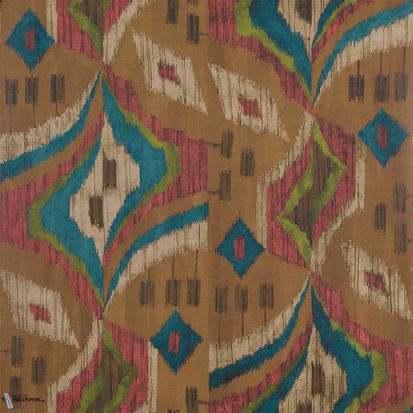 Artesian behang-Thibaut-Ochre-Rol-Selected Wallpapers-Interiors