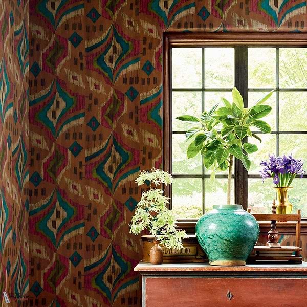 Artesian behang-Thibaut-Selected Wallpapers-Interiors