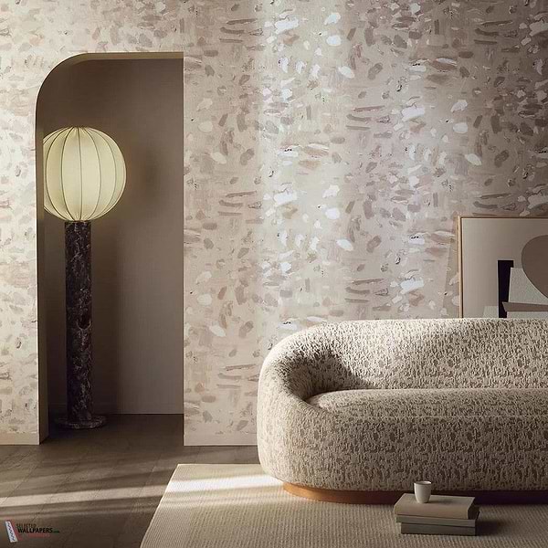 Arty Nacre behang-Pierre Frey-Selected Wallpapers-Interiors
