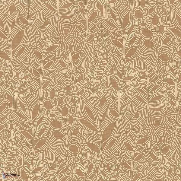 Astragale behang-Casamance-wallpaper-tapete-Camel-Rol-Selected-Wallpapers-Interiors