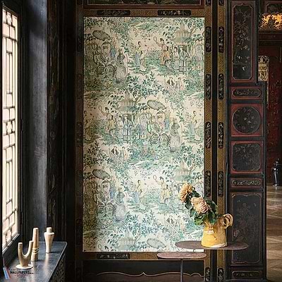 Au Palais Petit-Pierre Frey-wallpaper-behang-Tapete-wallpaper-Selected Wallpapers