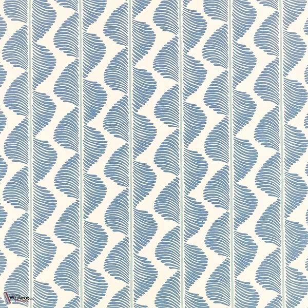 Aubin behang-Romo-Boathouse Blue-Rol-Selected Wallpapers-Interiors
