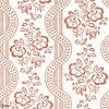 Aubrey behang-Sanderson-Fareham red-Rol-Selected Wallpapers-Interiors