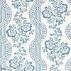 Aubrey behang-Sanderson-Pottery blue-Rol-Selected Wallpapers-Interiors