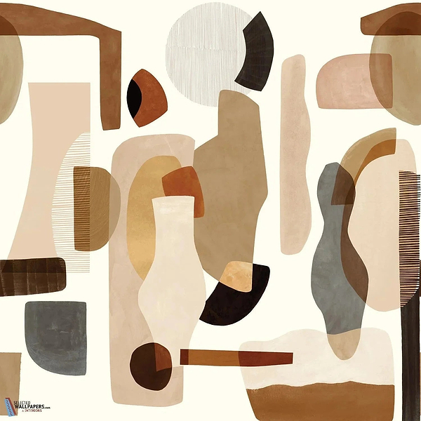 Audria Custom-Casamance-wallpaper-behang-Tapete-wallpaper-Grege/Camel-M2-Selected Wallpapers