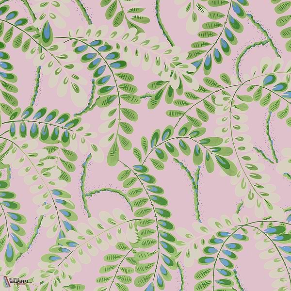Augusta behang-Thibaut-Lavender-Rol-Selected Wallpapers-Interiors