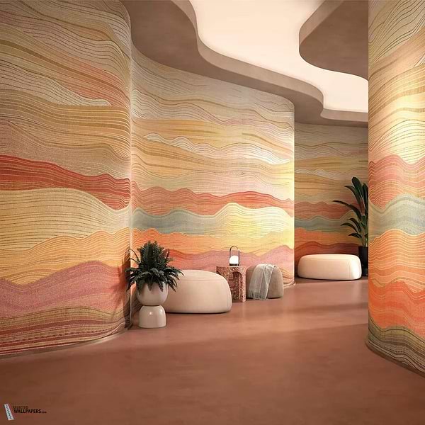 Auric Waves behang-Tecnografica-Selected Wallpapers-Interiors