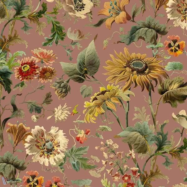 Avalon behang-House of Hackney-wallpaper-tapete-Puce Pink-200 cm-Selected-Wallpapers-Interiors
