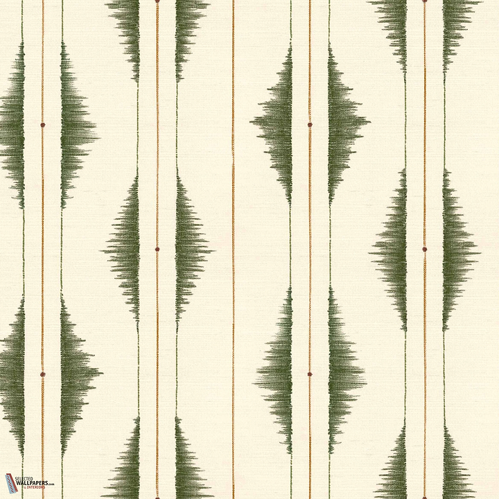 Azilal Embroidery behang-Coordonne-wallpaper-tapete-Leaves-Rol-Selected-Wallpapers-Interiors
