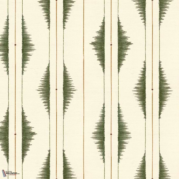 Azilal Embroidery behang-Coordonne-wallpaper-tapete-Leaves-Rol-Selected-Wallpapers-Interiors