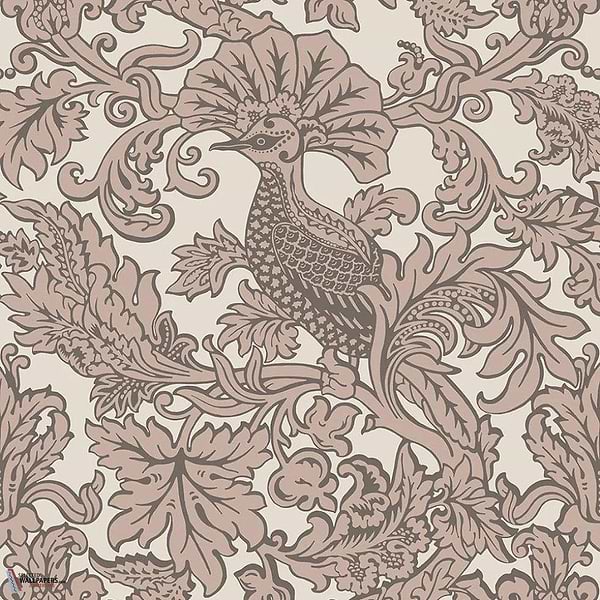 Balabina behang-Cole & Son-Metallic gilver on linen-Rol-Selected Wallpapers-Interiors