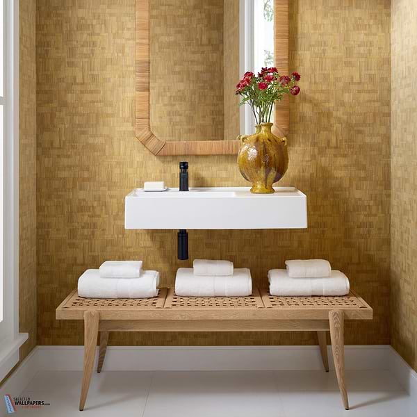 Bamboo Mosaic-Thibaut-wallpaper-behang-Tapete-wallpaper-Selected Wallpapers