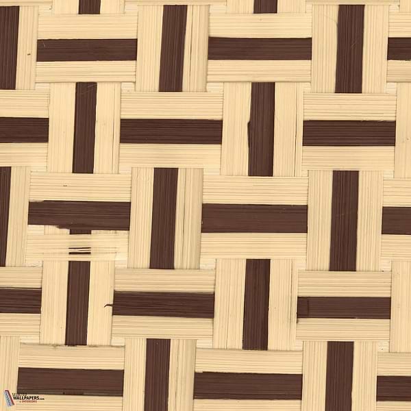 Bambou Bi Colour behang-CMO Paris-Naturel Tabac-Paneel-Selected Wallpapers-Interiors