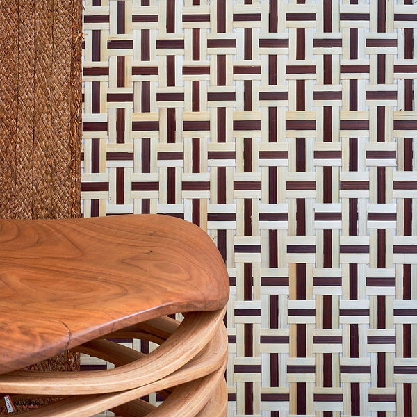 Bambou Bi Colour behang-CMO Paris-Selected Wallpapers-Interiors