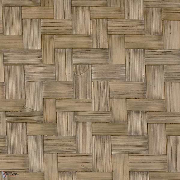 Bambou Twill behang-CMO Paris-Fume-Paneel-Selected Wallpapers-Interiors
