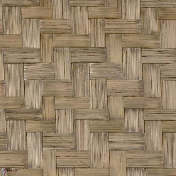 Bambou Twill behang-CMO Paris-Fume-Paneel-Selected Wallpapers-Interiors