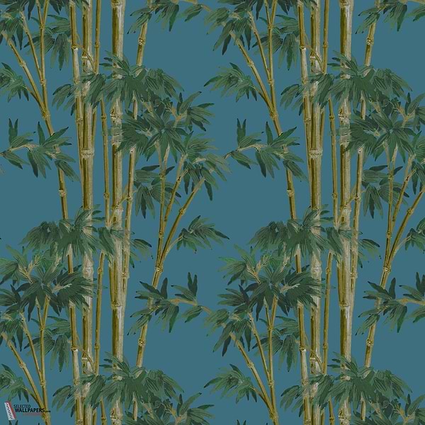 Bambusa behang-House of Hackney-wallpaper-tapete-Azure-200 cm-Selected-Wallpapers-Interiors