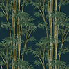 Bambusa behang-House of Hackney-wallpaper-tapete-Midnight-200 cm-Selected-Wallpapers-Interiors