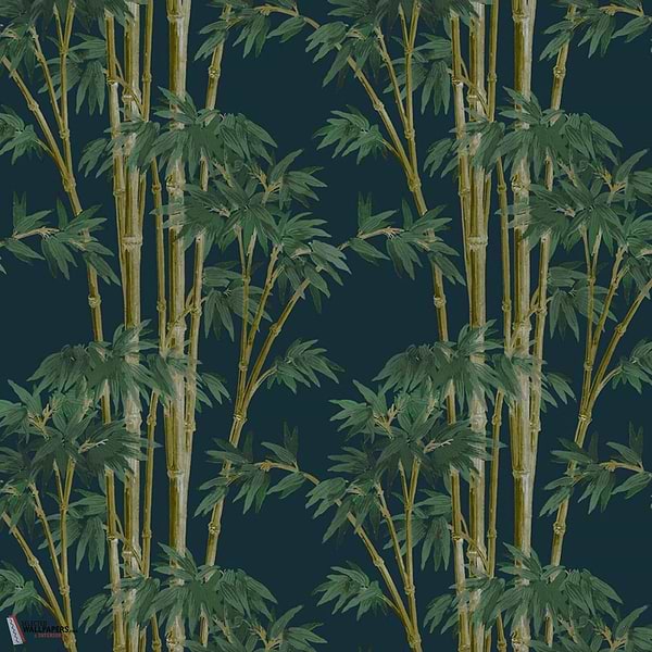 Bambusa behang-House of Hackney-wallpaper-tapete-Midnight-200 cm-Selected-Wallpapers-Interiors