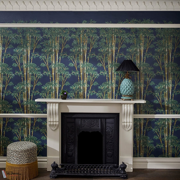 Bambusa behang-House of Hackney-wallpaper-tapete-Selected-Wallpapers-Interiors