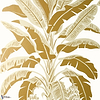 Banana Tree-Behang-Tapete-Thibaut-Metallic Gold-Rol-T13919-Selected Wallpapers