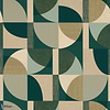 Barillet-Casamance-wallpaper-behang-Tapete-wallpaper-Emeraude/Beige-Rol-Selected Wallpapers