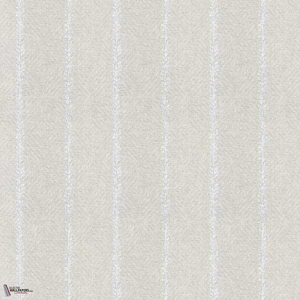 Barrier weave behang-Thibaut-Metallic silver on soft grey-Rol-Selected Wallpapers-Interiors