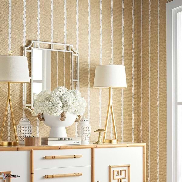 Barrier weave behang-Thibaut-Selected Wallpapers-Interiors