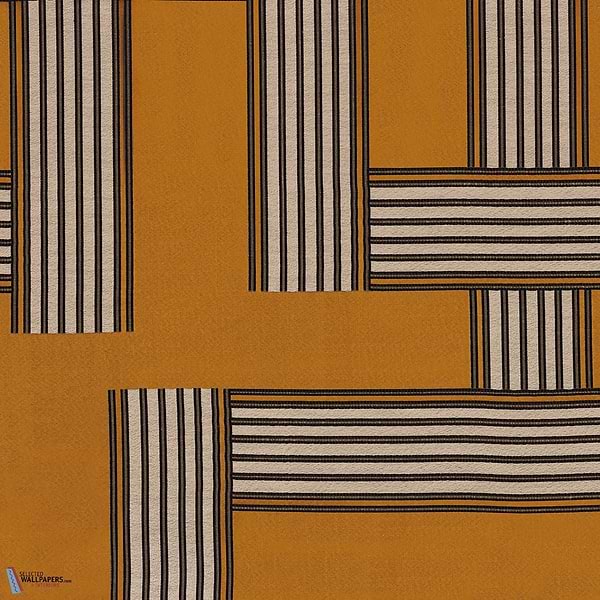 Bau stof-Casamance-Kissen-Cushion-Ambre-Meter (M1)-Selected Interiors