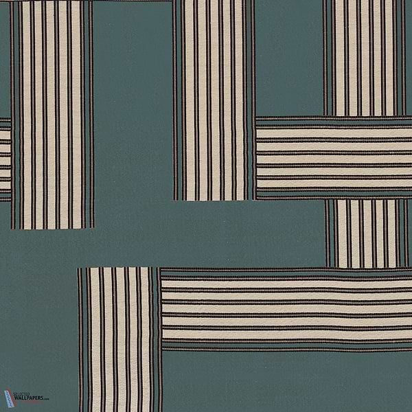 Bau stof-Casamance-Kissen-Cushion-Petrole-Meter (M1)-Selected Interiors