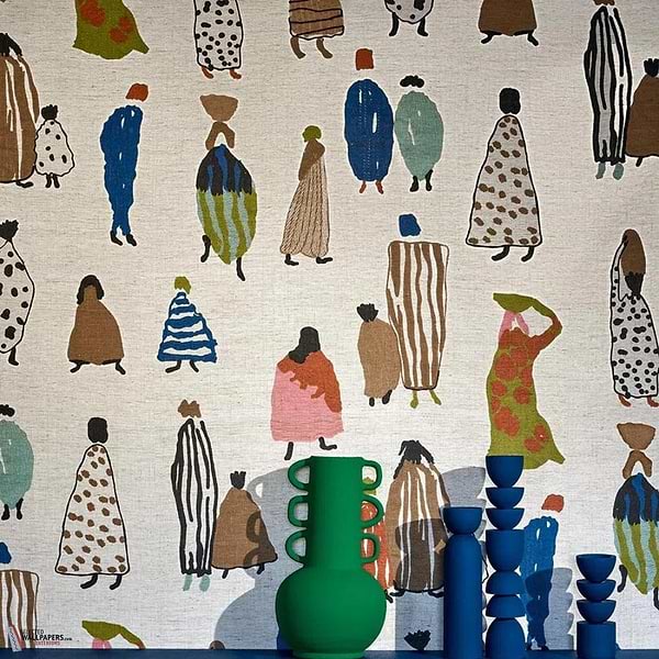 Bedouins behang-Pierre Frey-Selected Wallpapers-Interiors