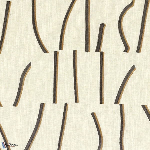 Bejuco Stof-Casamance-Mordore Gris-Meter (M1)-Selected-Wallpapers-Interiors