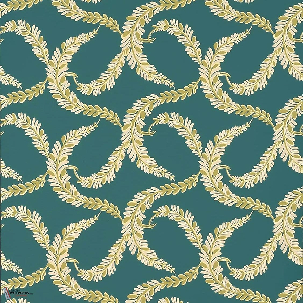 Belle de Provence behang-Pierre Frey-Emeraude-Rol-Selected Wallpapers-Interiors