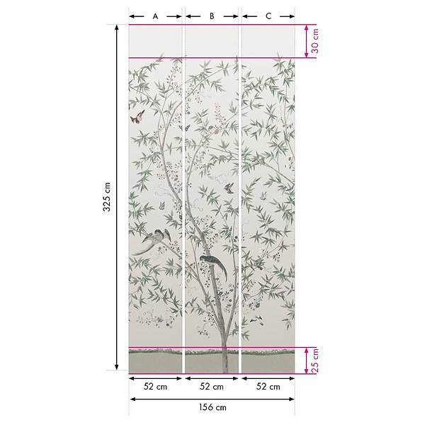 Belton Scenic-behang-Tapete-Little Greene-Selected Wallpapers