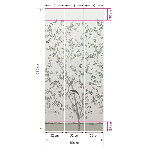 Belton Scenic-behang-Tapete-Little Greene-Selected Wallpapers