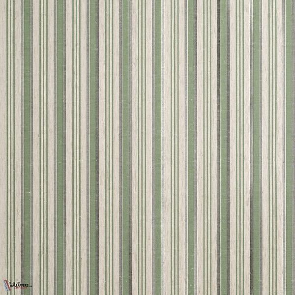 Bennet Stripe behang-Thibaut-wallpaper-tapete-Green-Rol-Selected-Wallpapers-Interiors