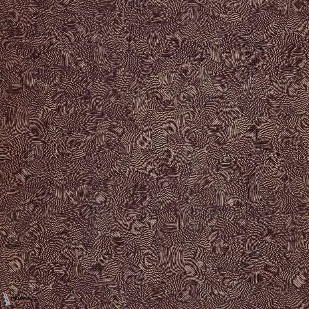 Berenice behang-Casamance-wallpaper-tapete-Aubergine/Dore-Rol-Selected-Wallpapers-Interiors