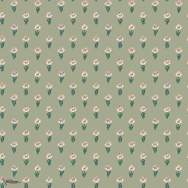 Betty behang-Sandberg-Green-Rol-Selected Wallpapers-Interiors