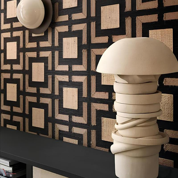 Biancavilla behang-Casamance-Selected Wallpapers-Interiors