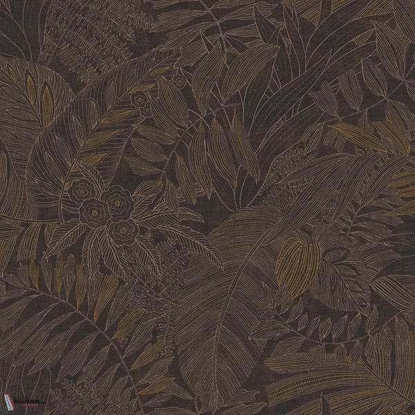 Biome wallpaper-Masureel-Midnight-Roll-Selected Wallpapers-Interiors