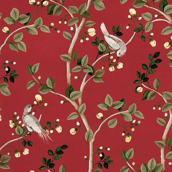 Birds Prosperity-Coordonne-behang-tapete-wallpaper-Ruby-Non Woven-Selected-Wallpapers-Interiors