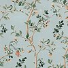 Birds Prosperity-Coordonne-behang-tapete-wallpaper-Turquoise-Non Woven-Selected-Wallpapers-Interiors