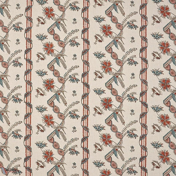 Bjorn behang-Pierre Frey-Cerise-Meter (M1)-Selected Wallpapers-Interiors