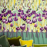 Black Tulips behang-Pierre Frey-wallpaper-tapete-Selected-Wallpapers-Interiors