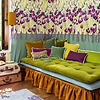 Black Tulips behang-Pierre Frey-wallpaper-tapete-Selected-Wallpapers-Interiors