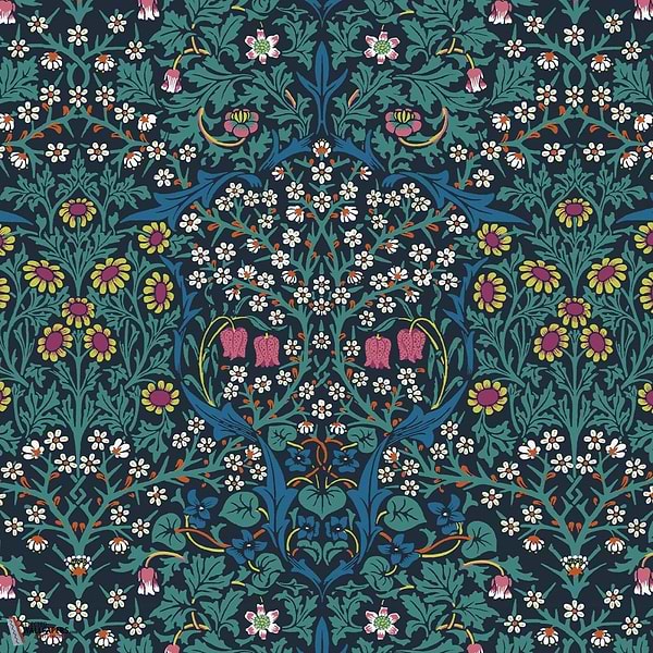Blackthorn behang-House of Hackney-wallpaper-tapete-Emerald-200 cm-Selected-Wallpapers-Interiors